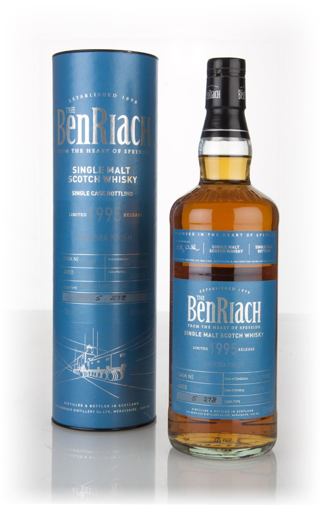 BenRiach 20 Year Old 1995 (cask 5959) - Madeira Cask Finish 70cl