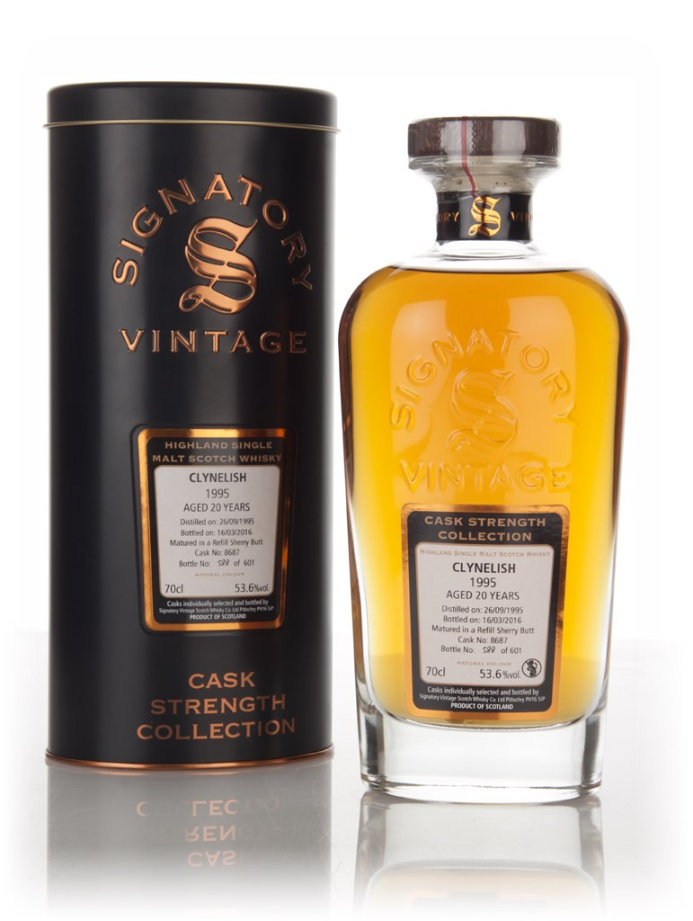 Clynelish 20 Year Old 1995 (cask 8687) - Cask Strength Collection (Signatory) 70cl