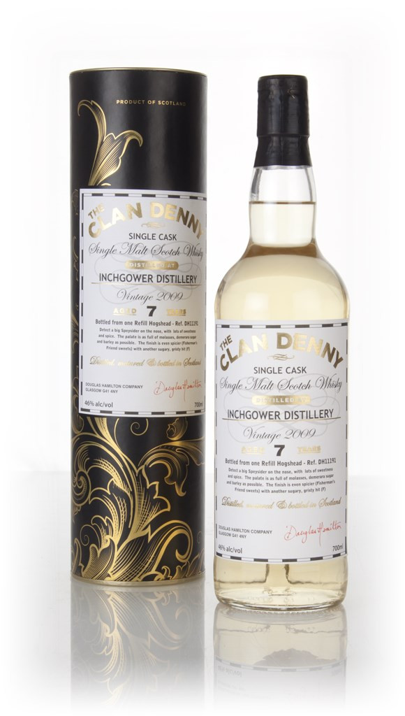 Inchgower 7 Year Old 2009 (cask 11191) - The Clan Denny (Douglas Laing) 70cl