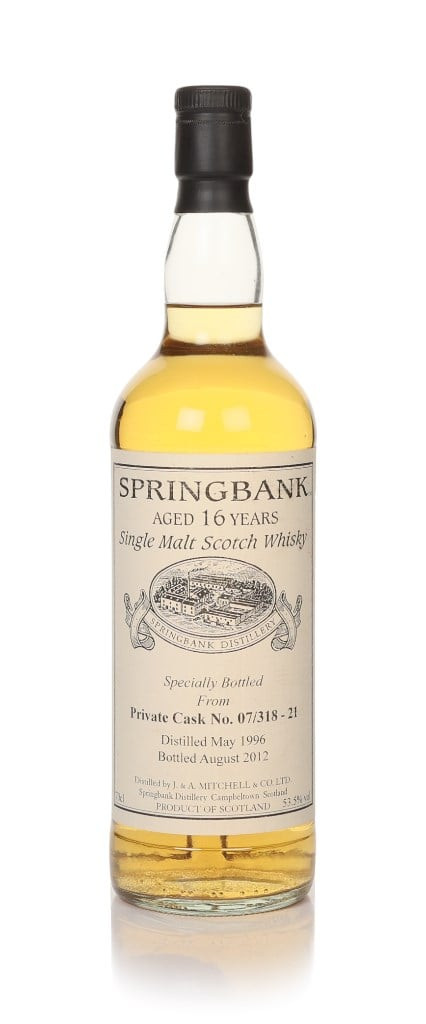 Springbank 16 Year Old 1996 (cask 07/318-21) - Private Cask 70cl