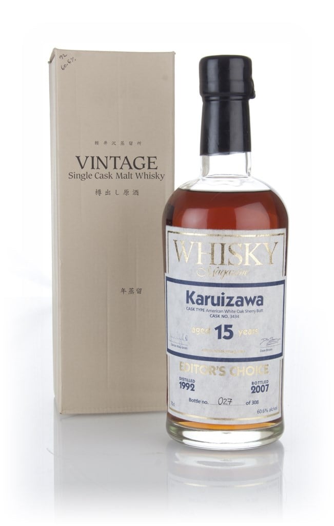 Karuizawa 15 Year Old 1992 (cask 3434) - Editor's Choice (Whisky Magazine) 70cl