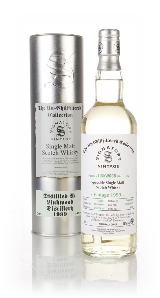 Linkwood 16 Year Old 1999 (casks 6182 & 6183) - Un-Chillfiltered (Signatory) 70cl