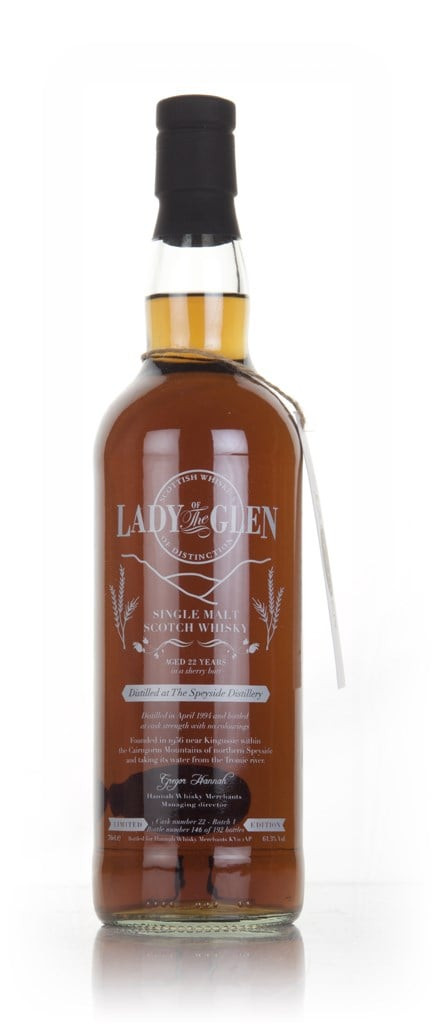 Speyside 22 Year Old 1994 (cask 22) - Lady of the Glen (Hannah Whisky Merchants) 70cl