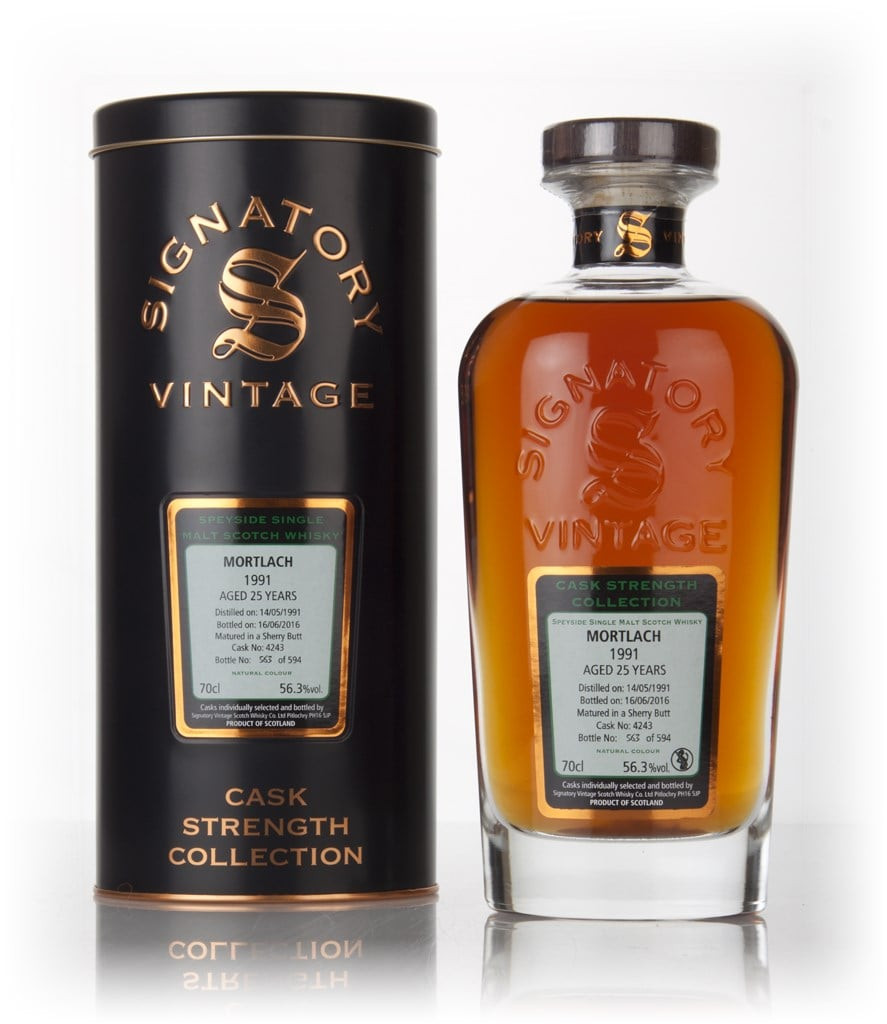 Mortlach 25 Year Old 1991 (cask 4243) - Cask Strength Collection (Signatory) 70cl