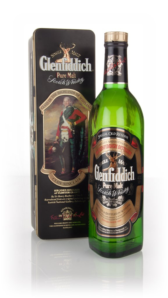 Glenfiddich Pure Malt - Clans of the Highlands (Clan Sinclair) - 1990s 70cl