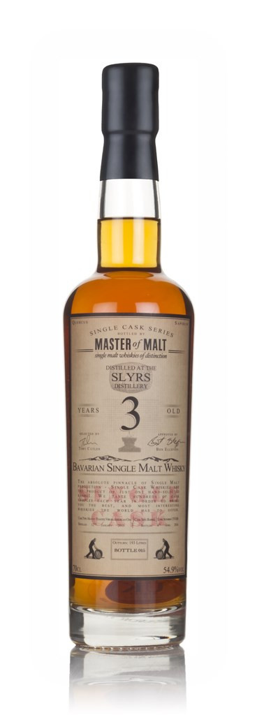 Slyrs 3 Year Old 2013 - Single Cask (Master of Malt) 70cl