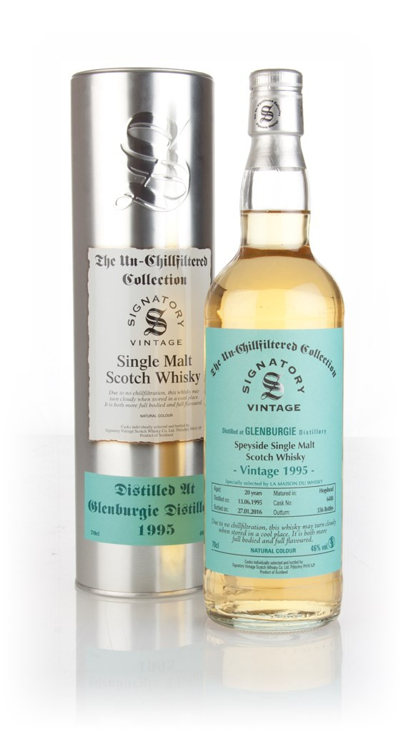 Glenburgie 20 Year Old 1995 (cask 6488) - Un-Chillfiltered Collection (Signatory) 70cl