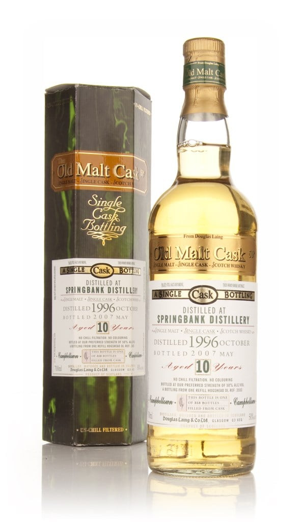 Springbank 10 Year Old 1996 Cask 3553 - Old Malt Cask (Douglas Laing) 70cl