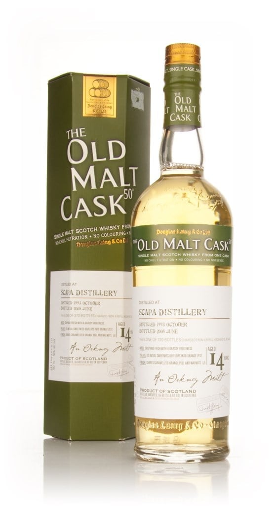 Scapa 14 Year Old 1993 Cask 4440 - Old Malt Cask (Douglas Laing) 70cl