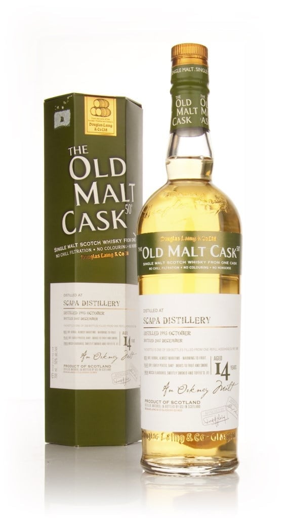 Scapa 14 Year Old 1993 Cask 3888 - Old Malt Cask (Douglas Laing) 70cl