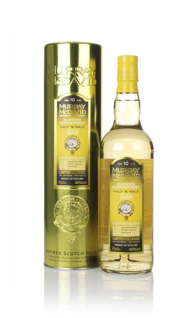 Half 'n' Half 10 Year Old 2009 - Crafted Blend (Murray McDavid) (2019 Release) 70cl