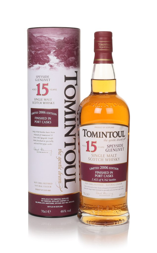 Tomintoul 15 Year Old Portwood Finish 70cl Whisky | Master Of Malt