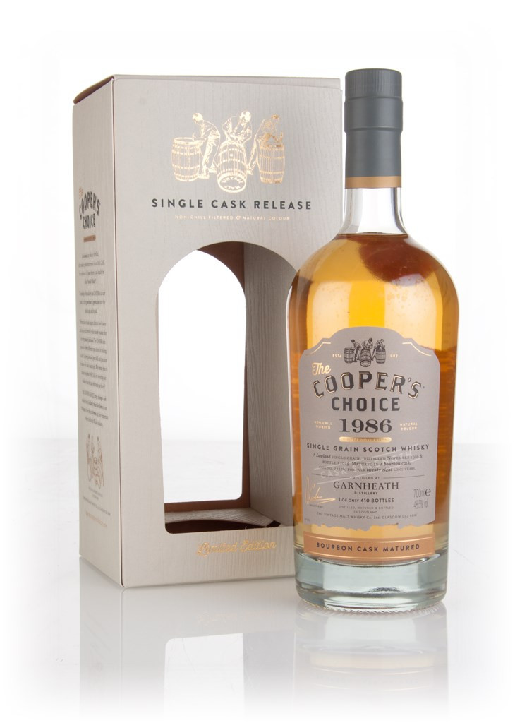 Garnheath 28 Year Old 1986 (cask 22156) - The Cooper's Choice (The Vintage Malt Whisky Co.) 70cl