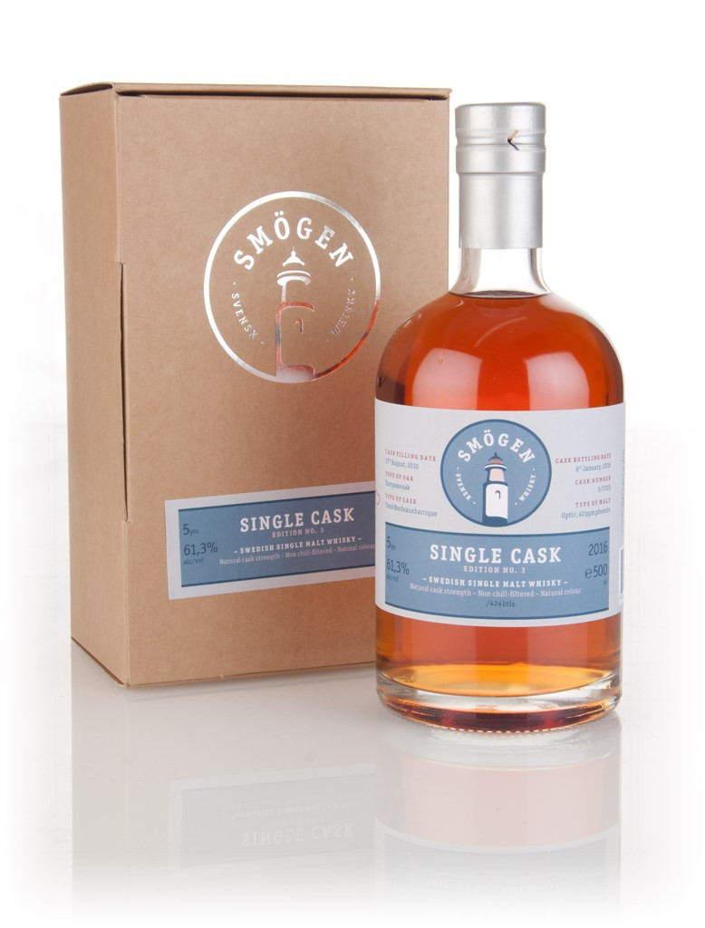 Smögen 5 Year Old 2010 (cask 3/2010) - Single Cask Edition No. 3 50cl