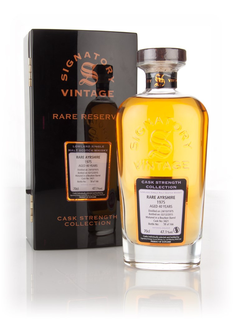 Rare Ayrshire (Ladyburn) 40 Year Old 1975 (cask 3421) - Cask Strength Collection Rare Reserve (Signatory) 70cl