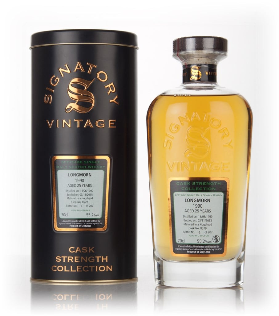 Longmorn 25 Year Old 1990 (cask 8579) - Cask Strength Collection (Signatory) 70cl