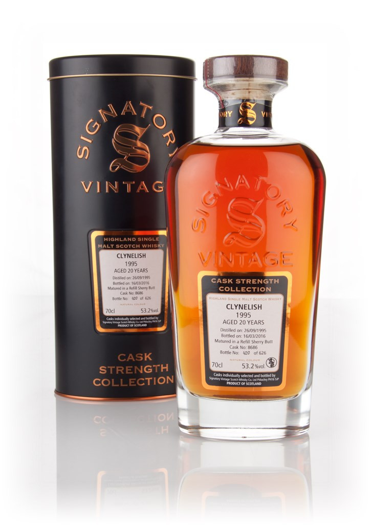 Clynelish 20 Year Old 1995 (cask 8686) - Cask Strength Collection (Signatory) 70cl