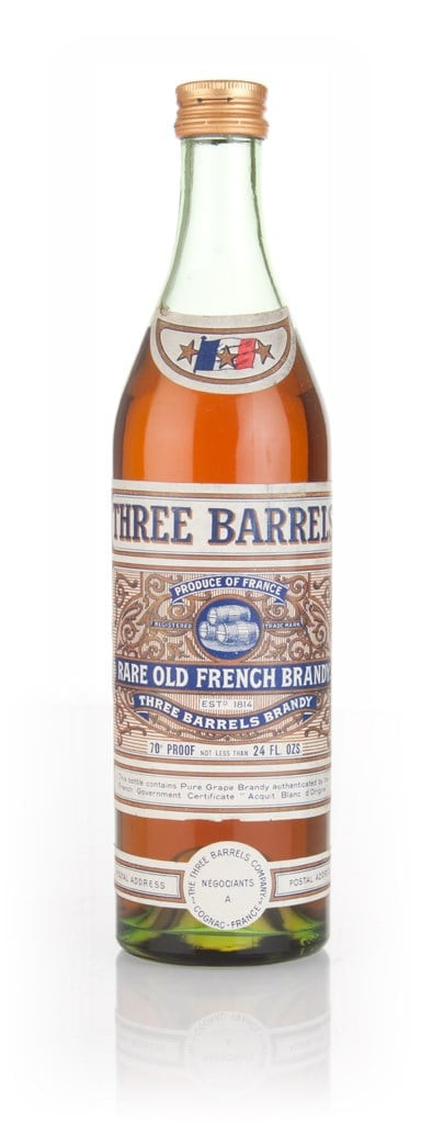 Three Barrels 3 Star - 1960s 68cl