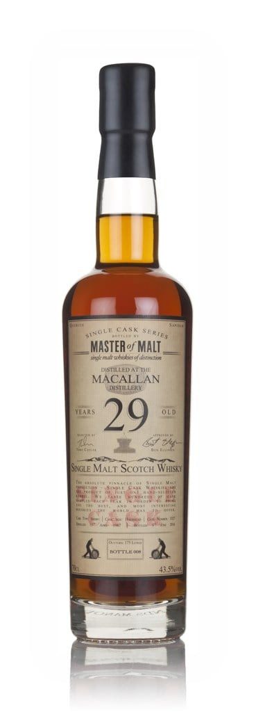 Macallan 29 Year Old 1987 - Single Cask (Master of Malt) 70cl