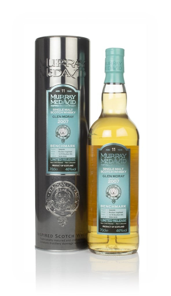Glen Moray 11 Year Old 2007 (casks 5836 & 5838) - Benchmark (Murray McDavid) 70cl