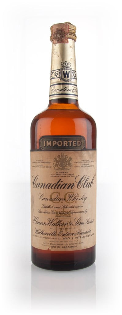 Canadian Club Whisky - 1970s 43% 75cl
