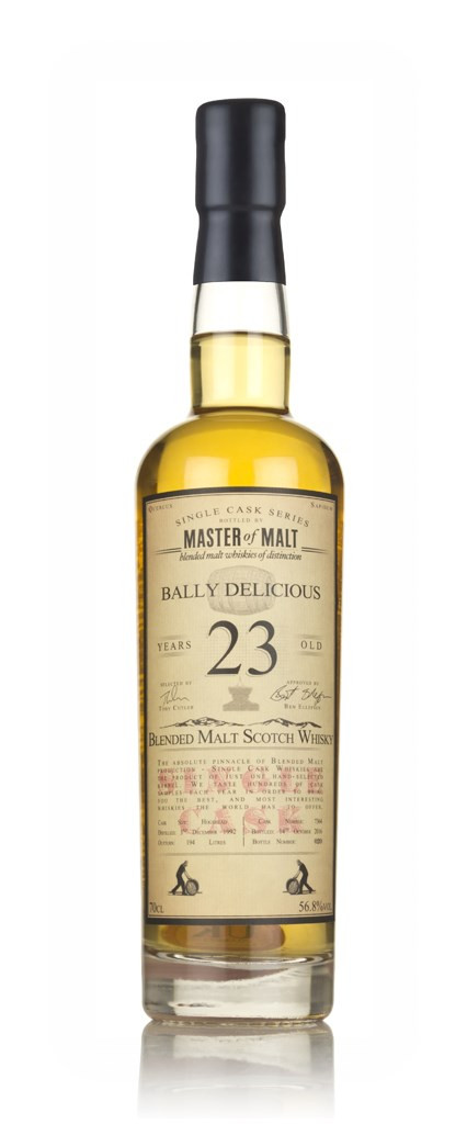 Bally Delicious 23 Year Old 1992 - Single Cask (Master of Malt) 70cl
