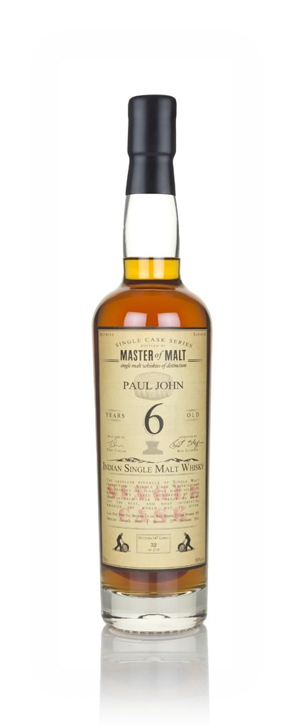Paul John 6 Year Old 2009 - Single Cask (Master of Malt) 70cl