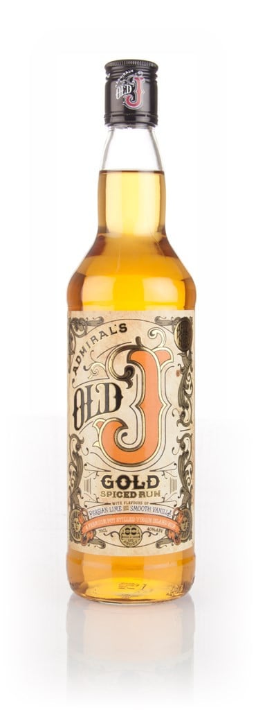 Admiral Vernon's Old J Gold Spiced Rum 70cl