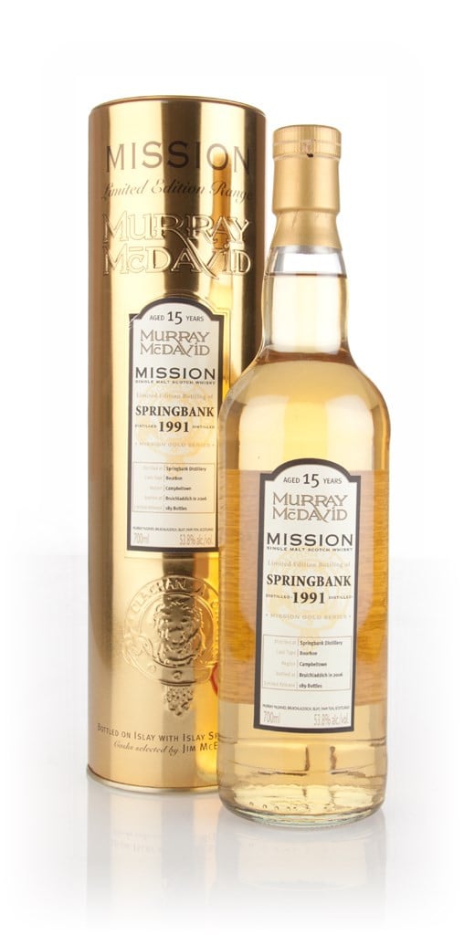 Springbank 15 Year Old 1991 - Mission Gold (Murray McDavid) 70cl