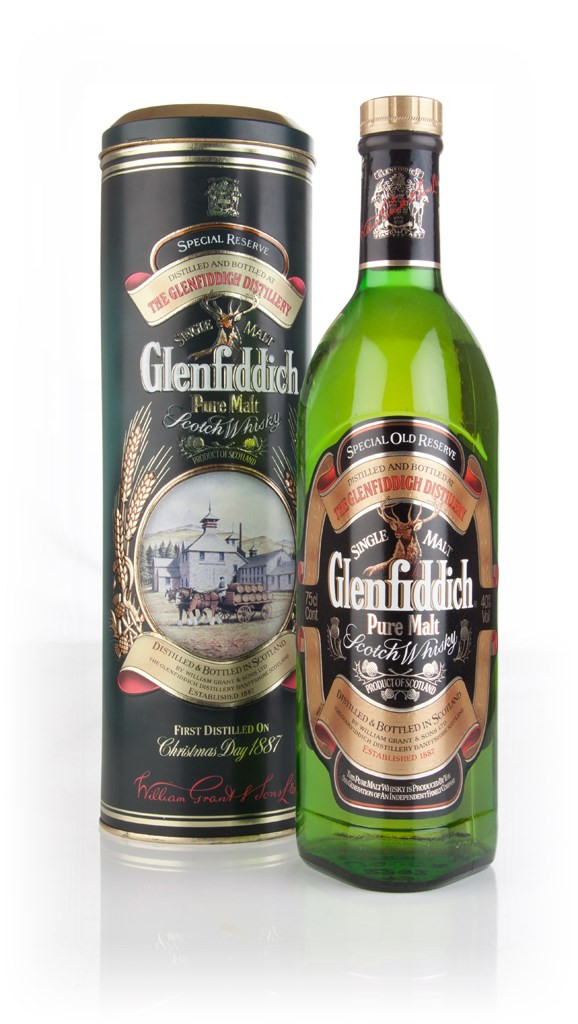 Glenfiddich Special Old Reserve Pure Malt - 1980s (with tin) 75cl