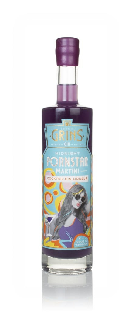 Cheshire Grins Midnight Pornstar Martini Gin Liqueur 50cl