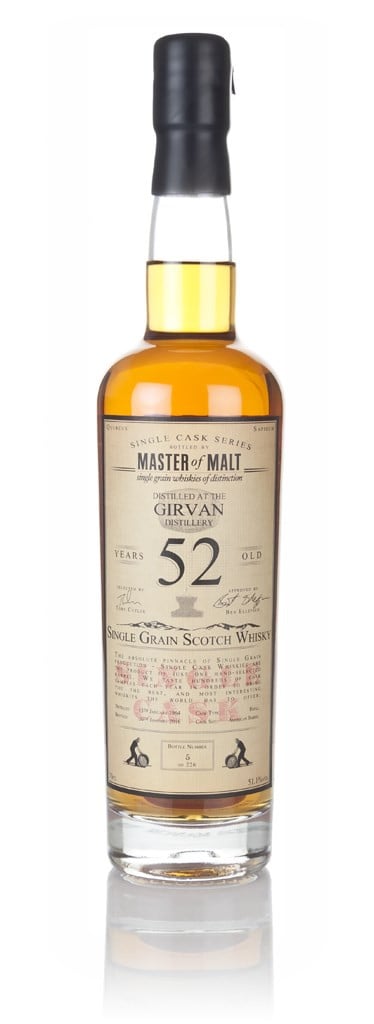 Girvan 52 Year Old 1964 - Single Cask (Master of Malt) 70cl