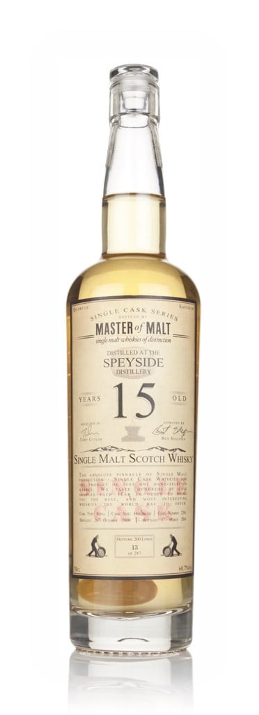 Speyside 15 Year Old 2000 - Single Cask (Master of Malt) 70cl