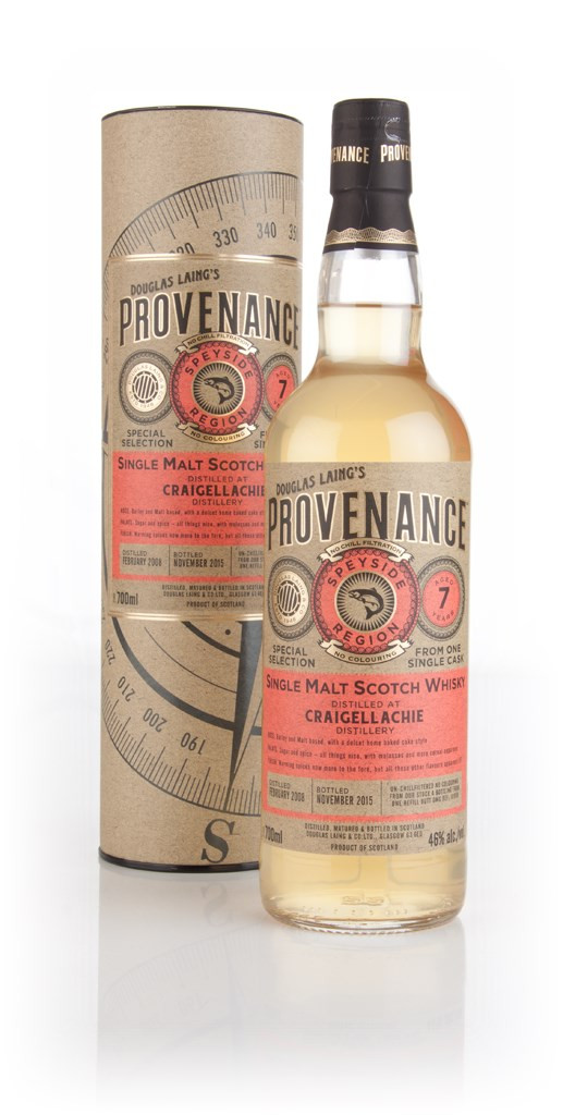 Craigellachie 7 Year Old 2008 (cask 10995) - Provenance (Douglas Laing)