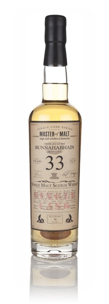 Bunnahabhain 33 Year Old 1982 - Single Cask (Master of Malt) 70cl