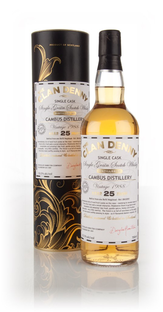 Cambus 25 Year Old 1988 (cask 10597) - The Clan Denny (Douglas Laing) 70cl