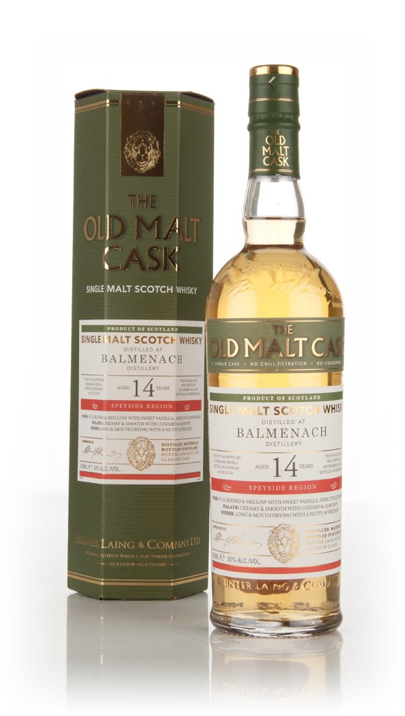 Balmenach 14 Year Old 2001 (cask 12129) - The Old Malt Cask (Hunter Laing) 70cl