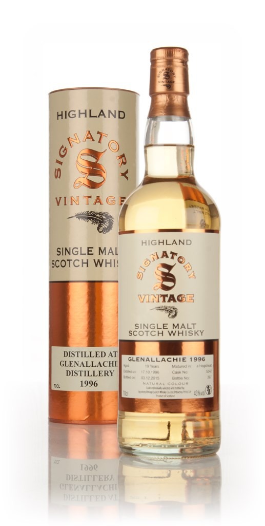 Glenallachie 19 Year Old 1996 (cask 5242) (Signatory) 70cl