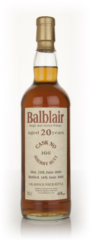 Balblair 20 Year Old 1990 (Bladnoch) 70cl