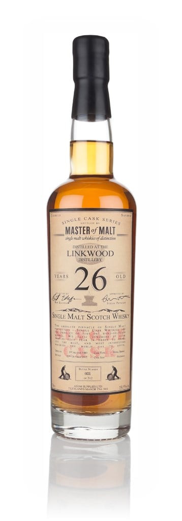 School of Malt Linkwood 26年 1989 Linkwood 26 Year Old 1989 - Single Cask (Master of Malt) 70cl