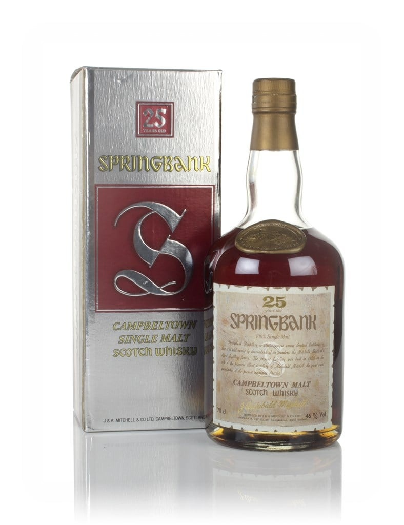Springbank 25 Year Old - Late 1980s 70cl