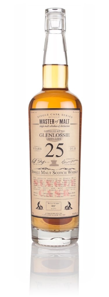 Glenlossie 25 Year Old 1990 - Single Cask (Master of Malt) 70cl