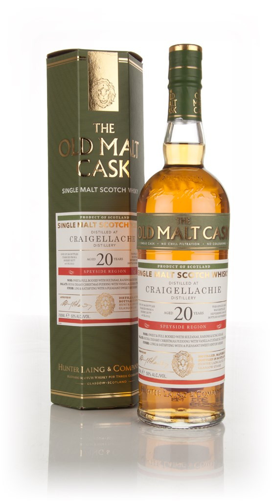 Craigellachie 20 Year Old 1995 (cask 12112) - Old Malt Cask (Hunter Laing) 70cl