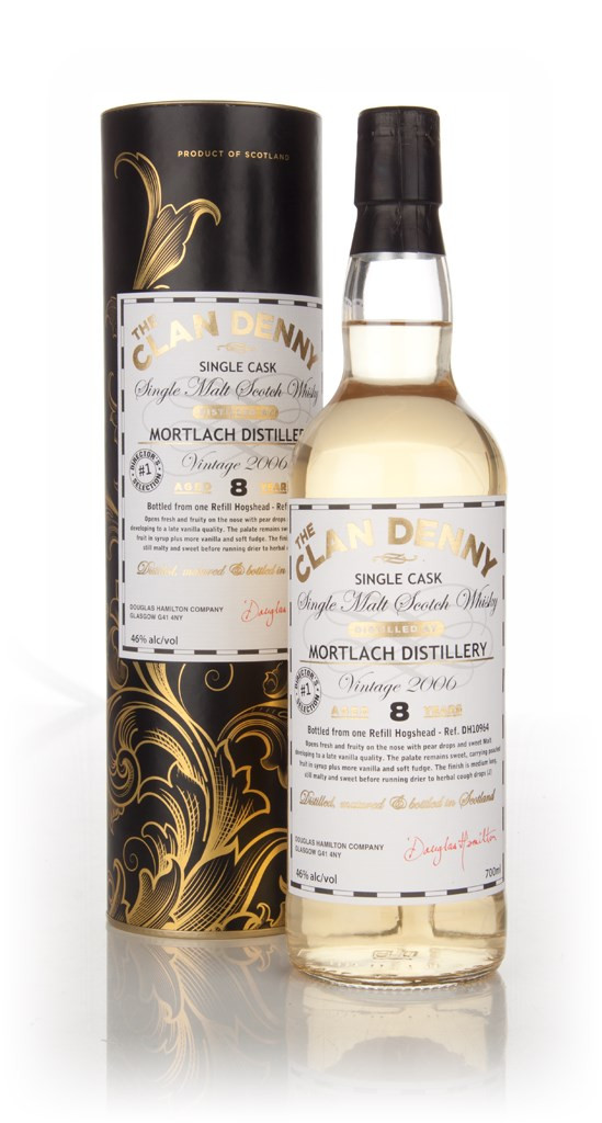 Mortlach 8 Year Old 2006 (cask 10964) - The Clan Denny (Douglas Laing) 70cl