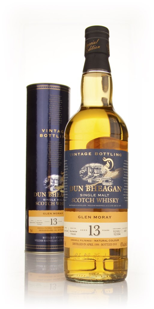 Glen Moray 13 Year Old 1996 - Dun Bheagan (Ian MacLeod) 70cl