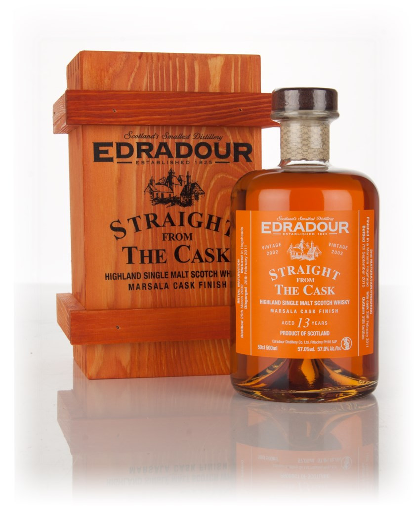 Edradour 13 Year Old 2002 Marsala Cask Finish - Straight from the Cask (57%) 50cl
