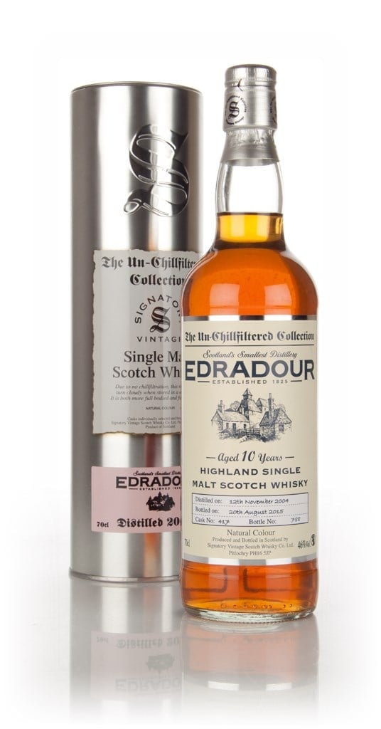 Edradour 10 Year Old 2004 (cask 417) - Un-Chillfiltered Collection (Signatory) 70cl
