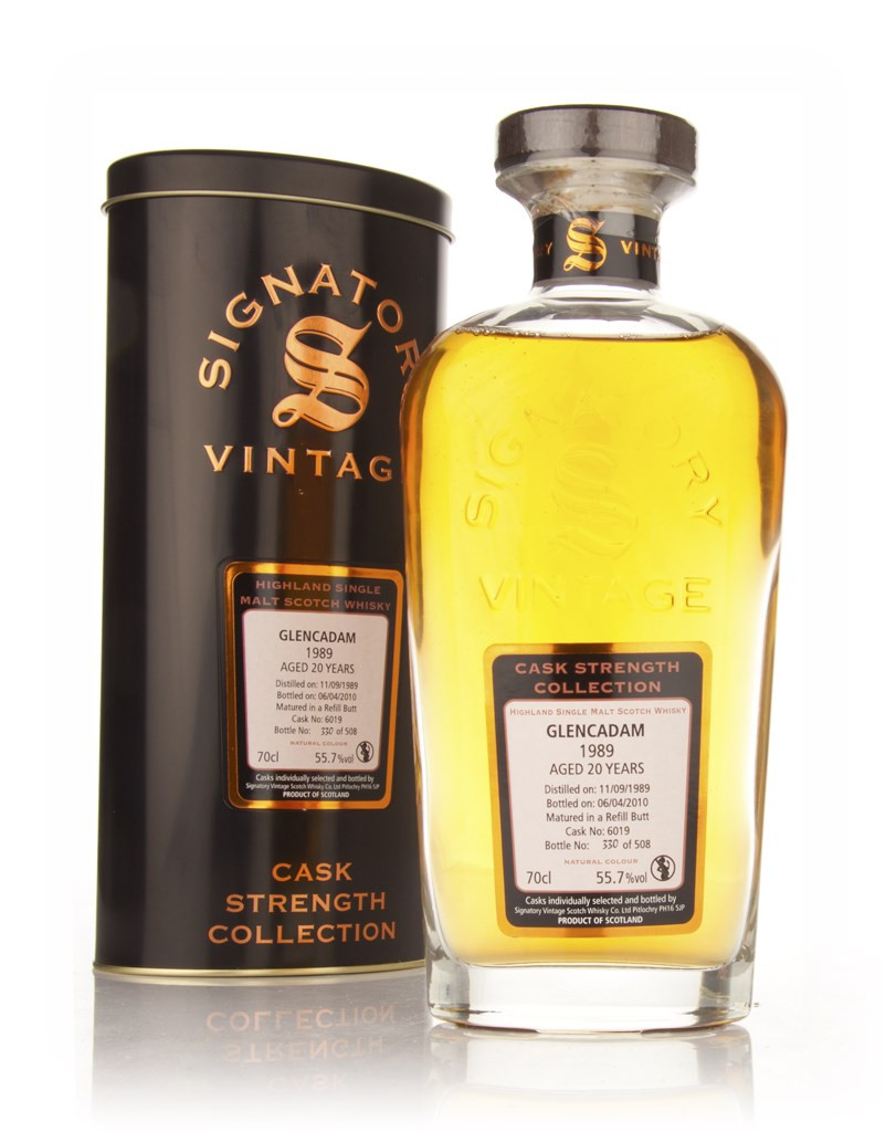 Glencadam 20 Year Old 1989 Cask 6019 - Cask Strength Collection (Signatory) 70cl