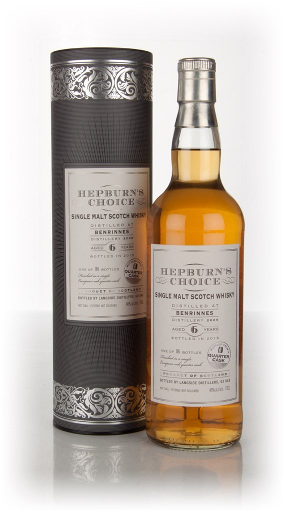 Benrinnes 6 Year Old 2009 (bottled 2015) - Hepburn's Choice (Langside) 70cl