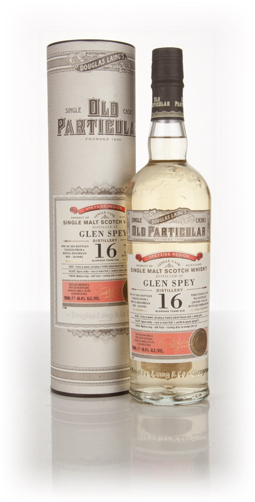 Glen Spey 16 Year Old 1999 (cask 9985) - Old Particular (Douglas Laing) 70cl